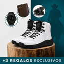 Bota Masculina Titan Ortopédica Impermeable y con Suela Antideslizante + 3 regalos: Reloj, Cinturón y Billetera